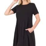 Flare Dress With Pockets