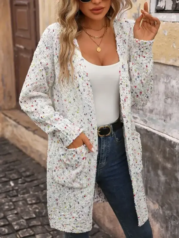 CONFETTI CARDIGAN WITH POCKETS