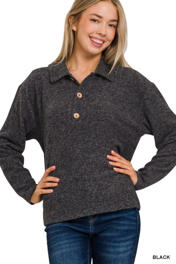 SOFT SWEATER WITH COLLAR - Image 2