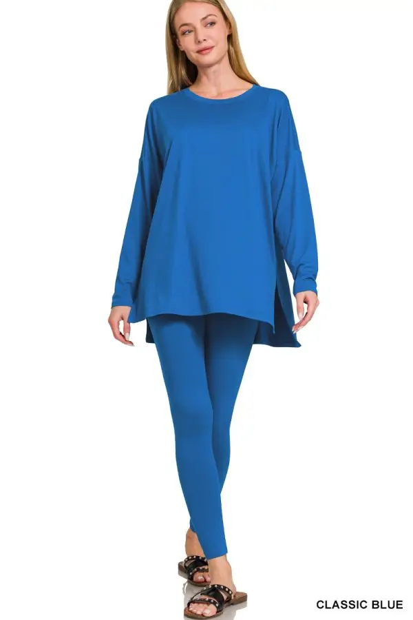 BUTTERY SOFT ROUND NECK LOUNGEWEAR SET - Image 2