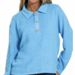 SOFT SWEATER WITH COLLAR