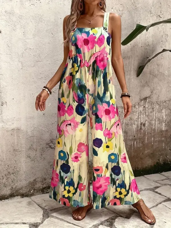 FLORAL JUMPSUIT