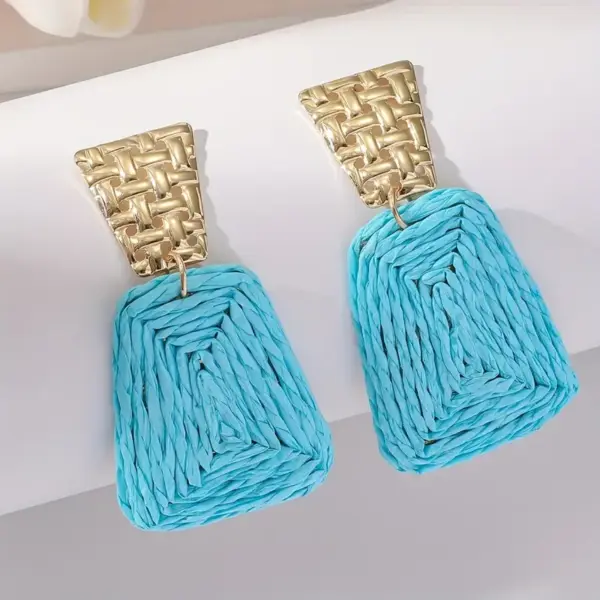 RAFFIA EARRINGS