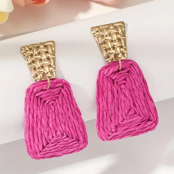 RAFFIA EARRINGS - Image 5