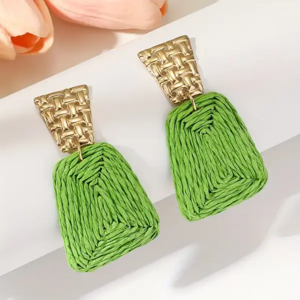 RAFFIA EARRINGS - Image 7
