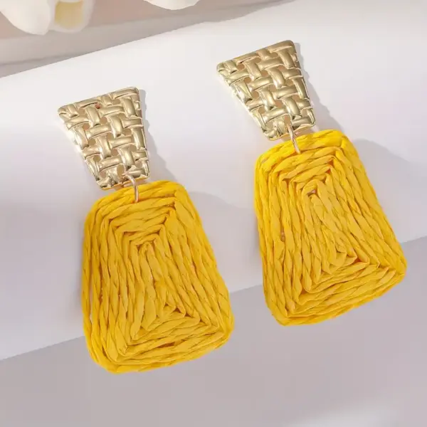 RAFFIA EARRINGS - Image 2