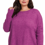 RIBBED LONG SLEEVE DOLMAN SWEATER