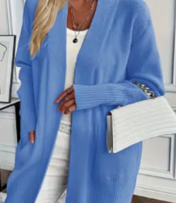 CARDIGAN SWEATER WITH POCKETS - Image 3
