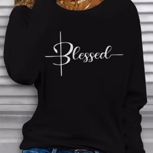 BLESSED LONG SLEEVE GRAPHIC T-SHIRT
