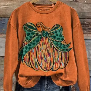 COLORFUL PUMPKIN PULLOVER