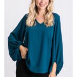 3/4 Bubble Sleeve Top