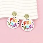 ROUND FRIYAY EARRINGS