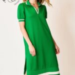 POLO COLOR BLOCK DRESS