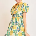 VINTAGE-INSPIRED FLORAL DRESS
