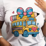 SCHOOL BUS GRAPHIC T-SHIRT